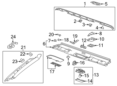 2015 Chevy Camaro Display Unit Diagram for 84059830