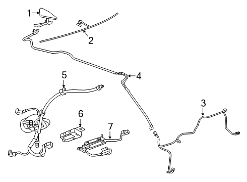 2025 Chevy Blazer Antenna & Radio Diagram