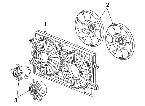 2009 Pontiac G6 Cooling Fan Diagram 3 - Thumbnail