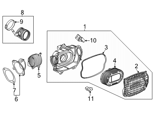 2025 Chevy Corvette Air Cleaner Diagram