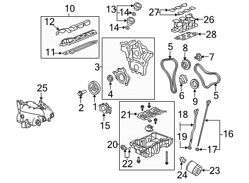 2008 Chevy Equinox Engine Parts Diagram