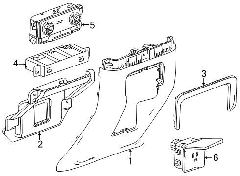 2025 Chevy Tahoe Center Console Diagram 7 - Thumbnail