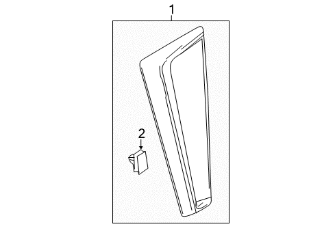 2013 Cadillac SRX Side Repeater Lamps Diagram