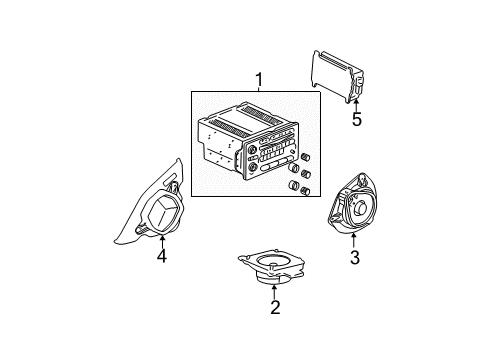 2003 Oldsmobile Bravada Sound System Diagram