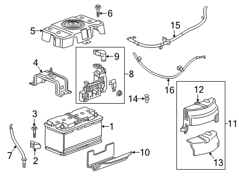 2017 Cadillac CT6 Battery Diagram 2 - Thumbnail
