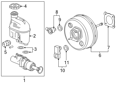 2008 Saturn Aura Vacuum Switch Diagram for 88964510