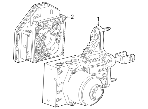 2023 Chevy Colorado ABS Components Diagram