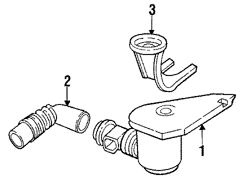 1987 Chevy Cavalier Air Inlet - Air Diagram 2 - Thumbnail