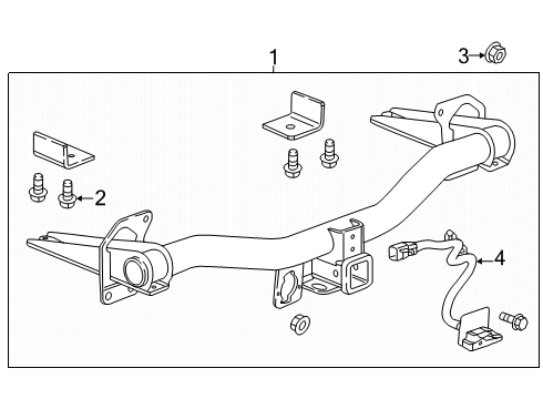2023 Buick Envision Trailer Hitch Components Diagram