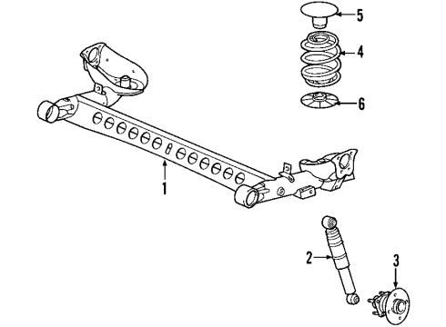 2008 Chevy HHR Rear Axle Diagram