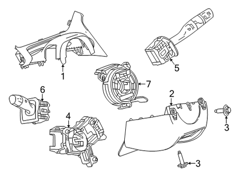 2022 Chevy Bolt EV Switches Diagram