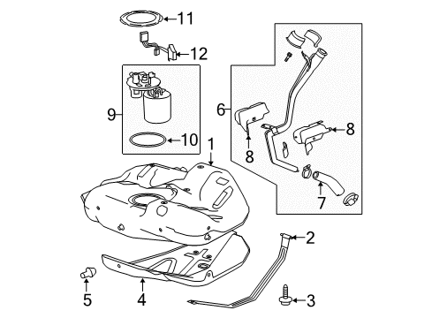 2015 Chevy Impala Fuel Supply Diagram