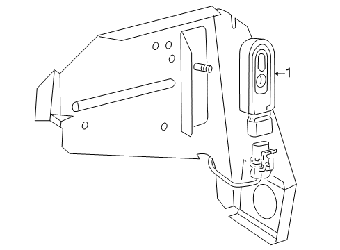 2005 Pontiac GTO Daytime Running Lamp Components Diagram