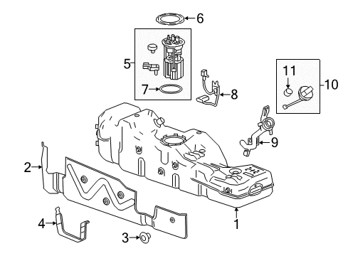 2019 Chevy Colorado Diesel Fuel Supply Diagram