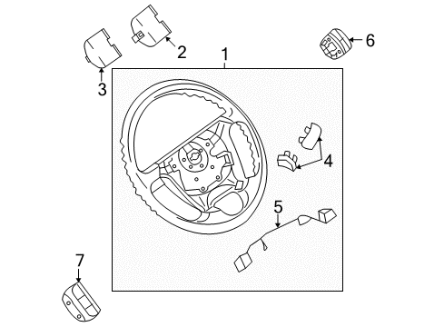 2007 Chevy Aveo5 Blank Cover Diagram for 96837677