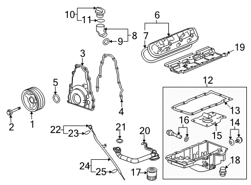 2012 Chevy Camaro Engine Parts Diagram