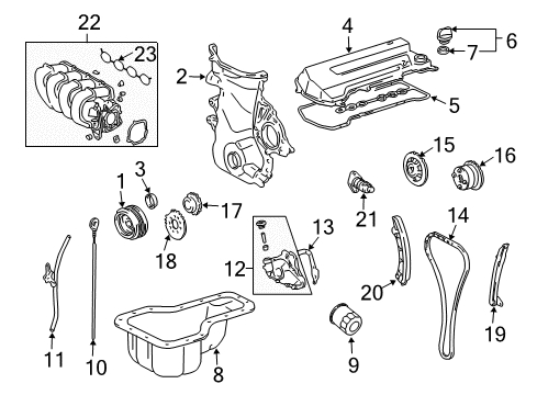2003 Pontiac Vibe Filters Diagram
