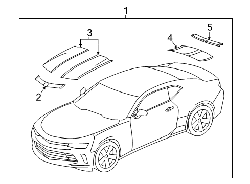 2016 Chevy Camaro Stripe Tape Diagram 11 - Thumbnail