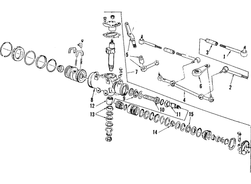 1987 Chevy Monte Carlo P/S Pump & Hoses Diagram