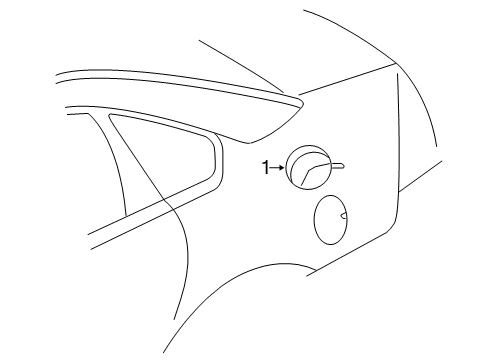 2009 Chevy Impala Exterior Trim - Quarter Panel Diagram