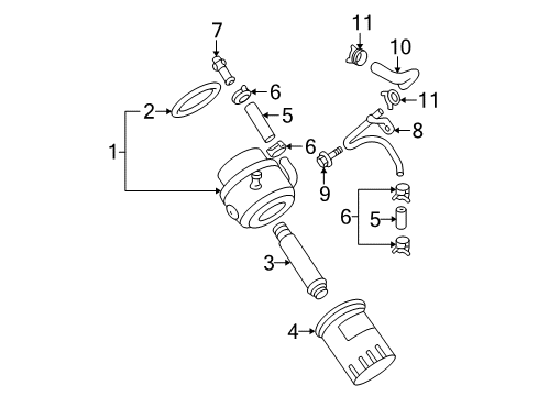 2006 Buick Rendezvous Outlet Hose Diagram for 24506766