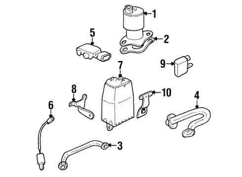 1999 Oldsmobile Intrigue EGR System Diagram