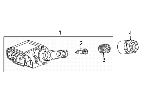2025 Chevy Corvette Tire Pressure Monitoring Diagram