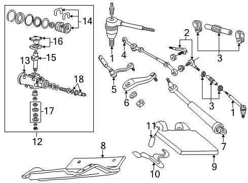 1997 Chevy S10 Seal Kit Diagram for 26057638