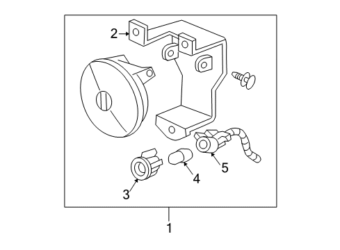 2004 GMC Yukon XL 1500 Bulbs Diagram