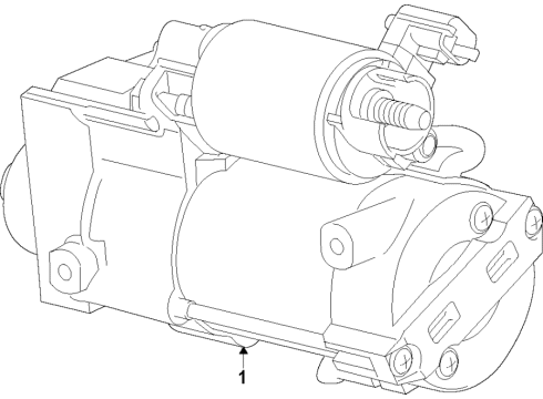 2024 Chevy Tahoe Starter Diagram