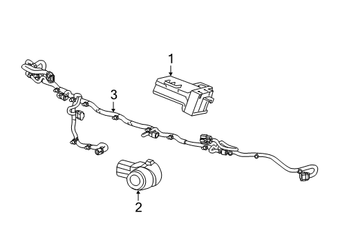 2023 Chevy Camaro Parking Aid Diagram