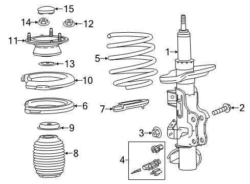 2019 Cadillac ATS Connector Kit Diagram for 19368549