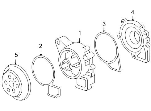 2006 Pontiac G6 Water Pump Diagram