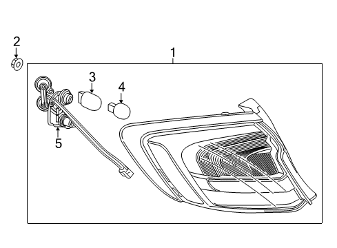 2018 Buick LaCrosse Bulbs Diagram