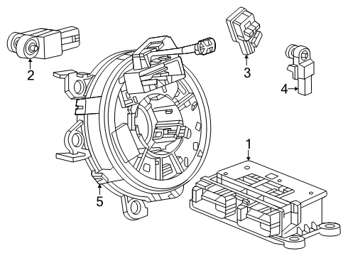 2025 GMC Terrain Air Bag Components Diagram 2 - Thumbnail