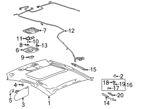 2006 Pontiac Grand Prix Harness Diagram for 10340112