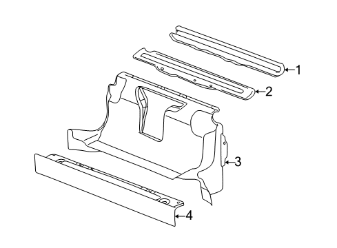 1999 Pontiac Grand Am Radiator Support Diagram