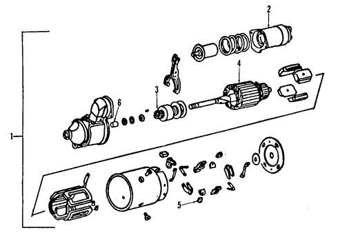 1984 Chevy El Camino Starter Diagram 2 - Thumbnail