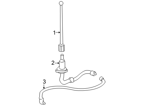1989 Chevy Astro Antenna & Radio Diagram