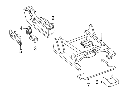 2005 Chevy Silverado 2500 HD Tracks & Components Diagram 5 - Thumbnail
