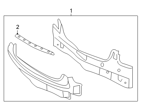 2009 Pontiac G8 Rear Body Diagram