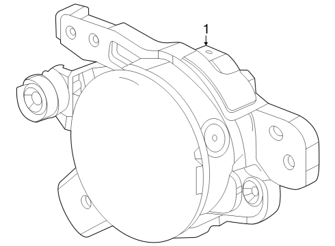 2024 Chevy Colorado Fog Lamps Diagram