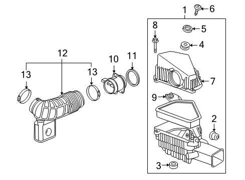 2011 Cadillac CTS Filters Diagram 4 - Thumbnail