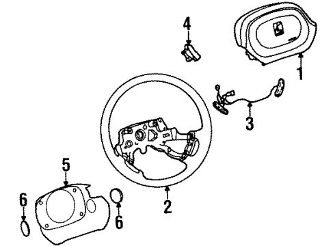 1999 Saturn SC2 Switches Diagram