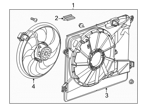 2019 Chevy Trax Cooling Fan Diagram