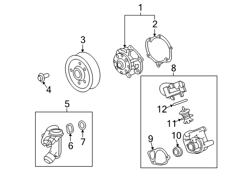 2010 Chevy Camaro Water Pump Diagram