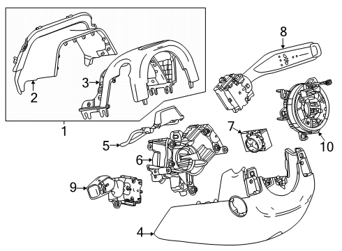 2024 Chevy Silverado EV Switches Diagram