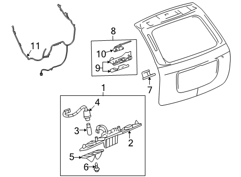 2008 Chevy Equinox Lift Gate Diagram