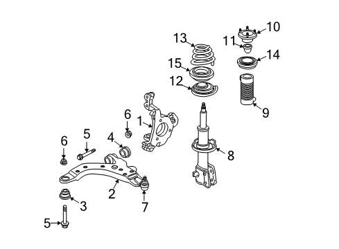 2000 Buick Regal Front Suspension Components Diagram