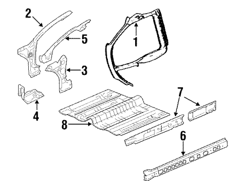 1997 Pontiac Grand Prix Floor Diagram